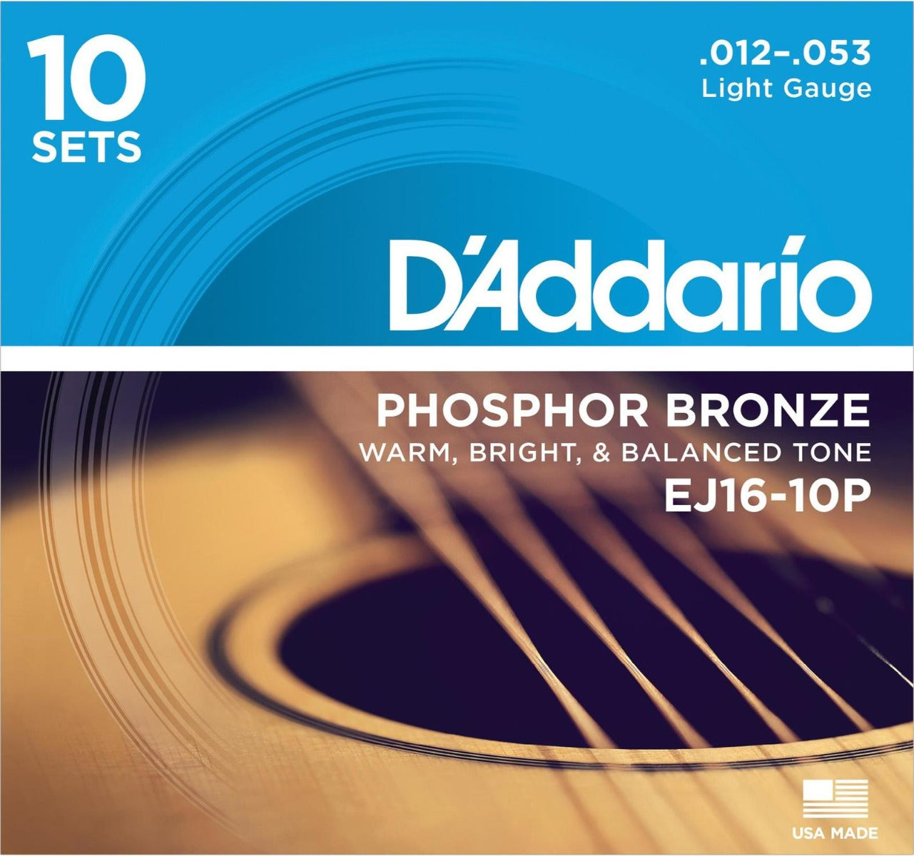 D'Addario EJ16 10 Pack