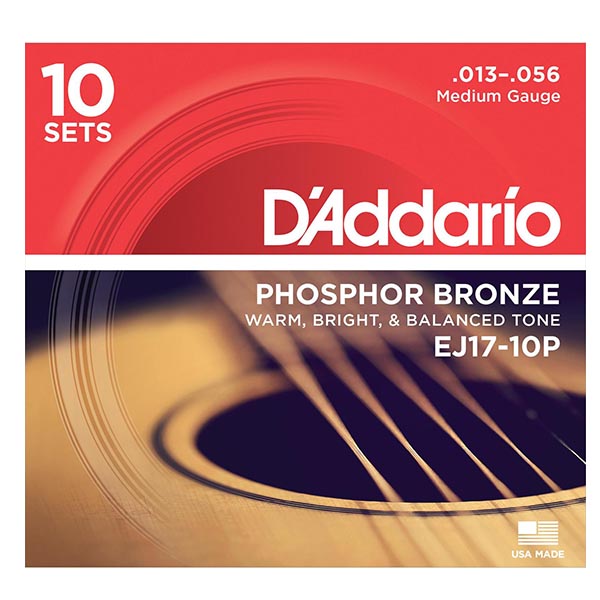 D'Addario EJ17 10 Pack