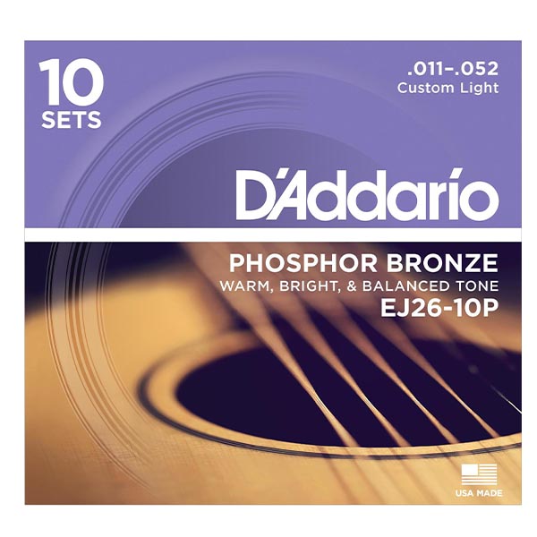 D'Addario EJ26 10 Pack