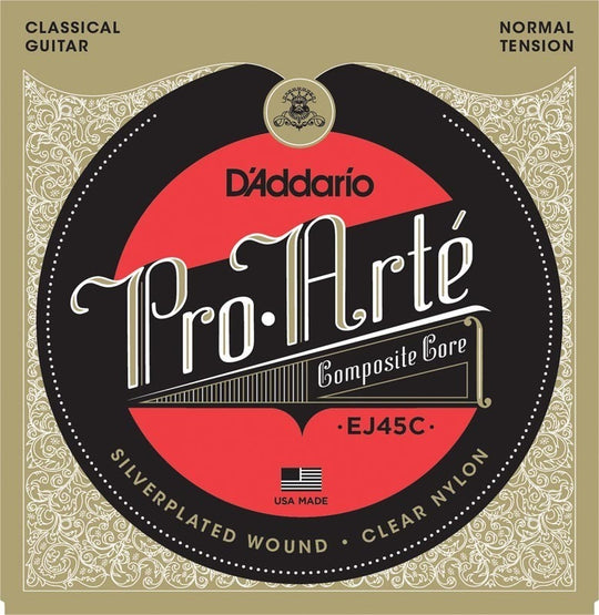 D'Addario EJ45C Classical Guitar Strings Composites, Normal Tension