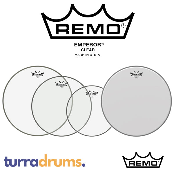 Remo Emperor Clear USA Pro Pack - Fusion Size