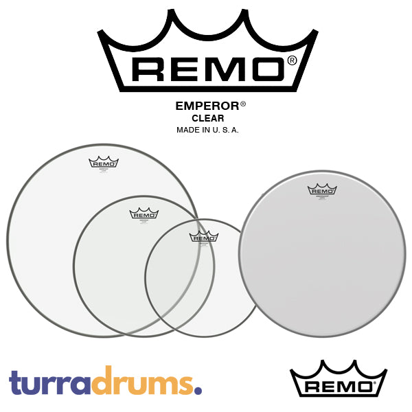 Remo Emperor Clear USA Pro Pack - Fusion Plus Size