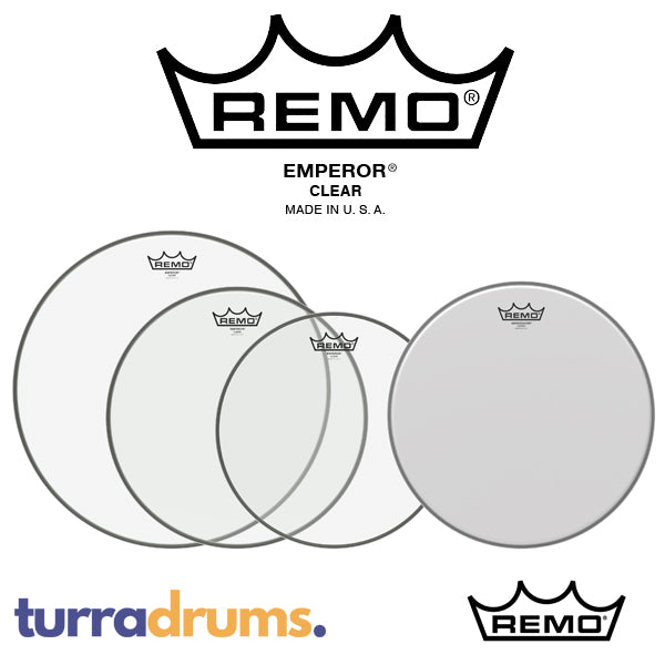 Remo Emperor Clear USA Pro Pack - Rock Size