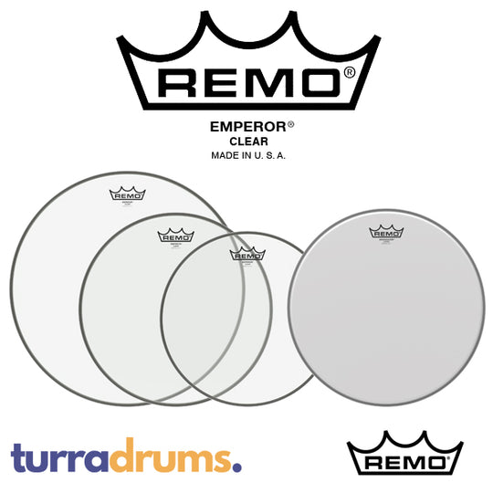 Remo Emperor Clear USA Pro Pack - Rock Size