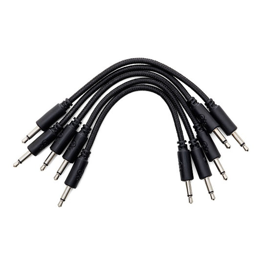 Erica Synths Braided Eurorack Patch Cable 5-Pack 10cm