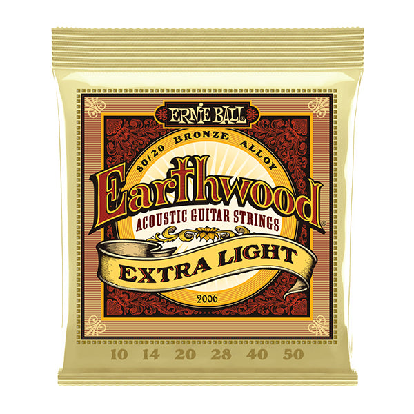Ernie Ball Earthwood 80/20 Extra Light 10-50