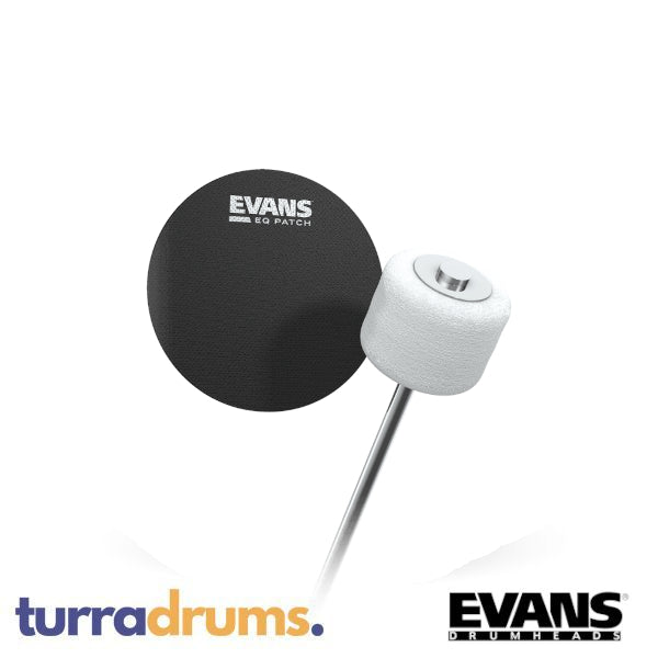 Evans EQ Patch Black Nylon Single (2-Pack)