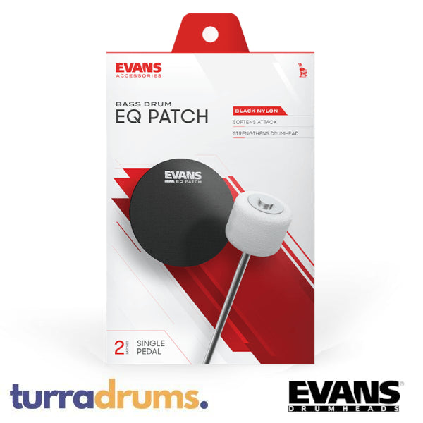 Evans EQ Patch Black Nylon Single (2-Pack)