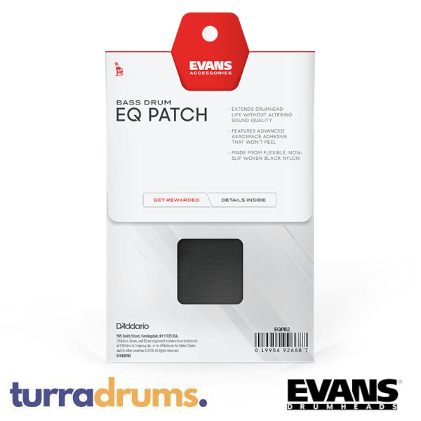 Evans EQ Patch Black Nylon Double (2-Pack)