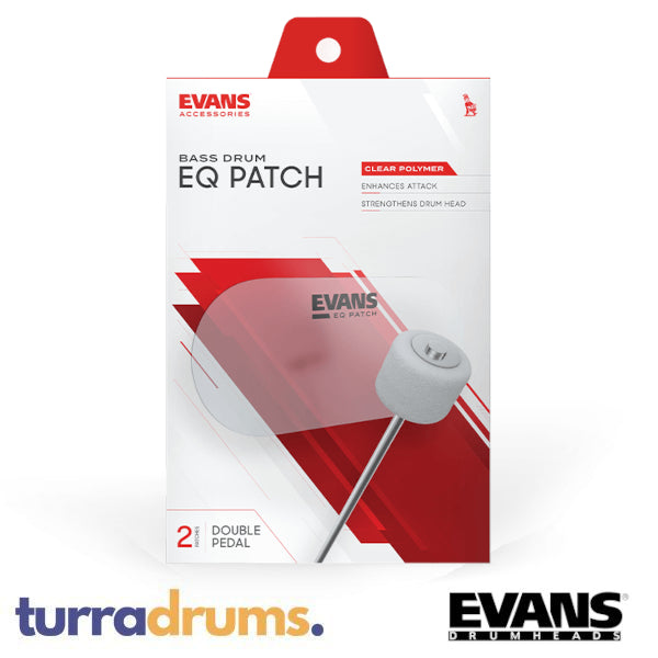 Evans EQ Patch Clear Nylon Double (2-Pack)