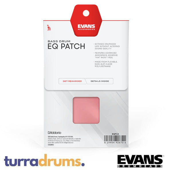 Evans EQ Patch Clear Nylon Double (2-Pack)