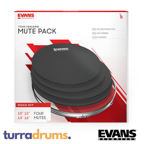 Evans SoundOff Mute Tom/Snare Pack - Rock
