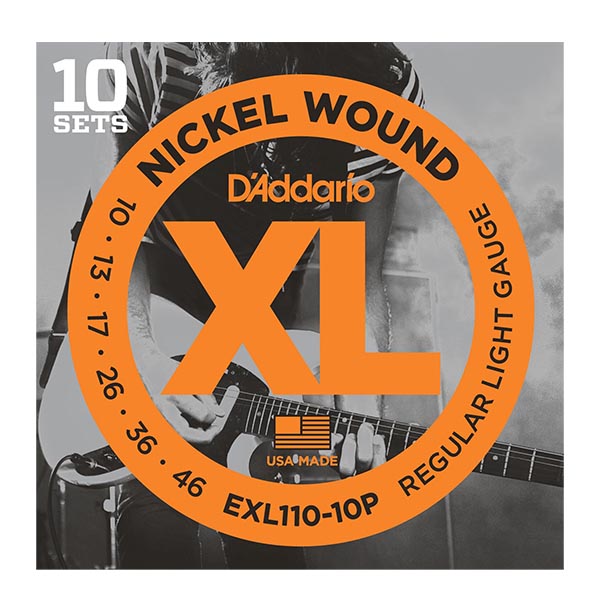 D'Addario EXL110 10 pack