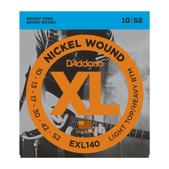 D'Addario EXL140 Electric Guitar Strings 10-52