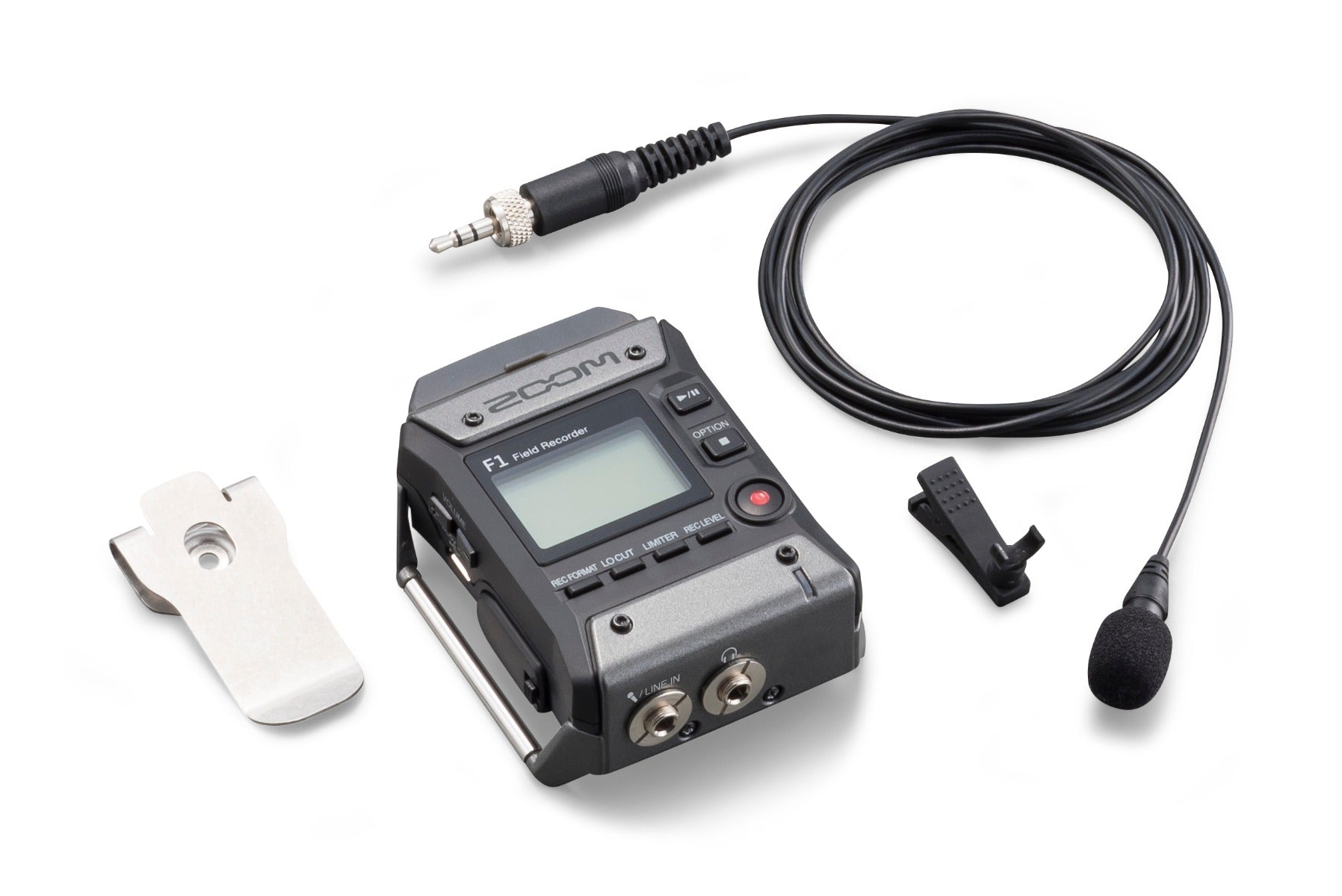 Zoom F1-LP Field Recorder with Lavalier Mic