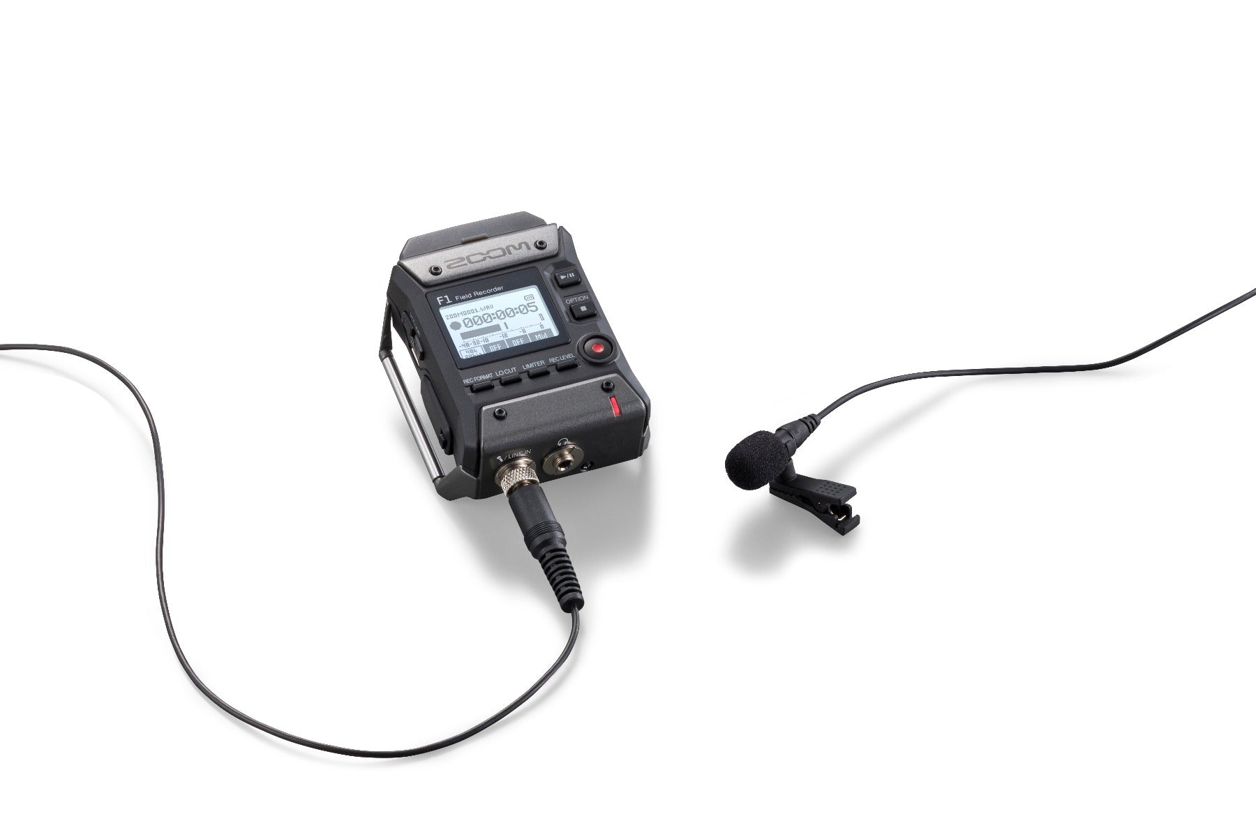 Zoom F1-LP Field Recorder with Lavalier Mic