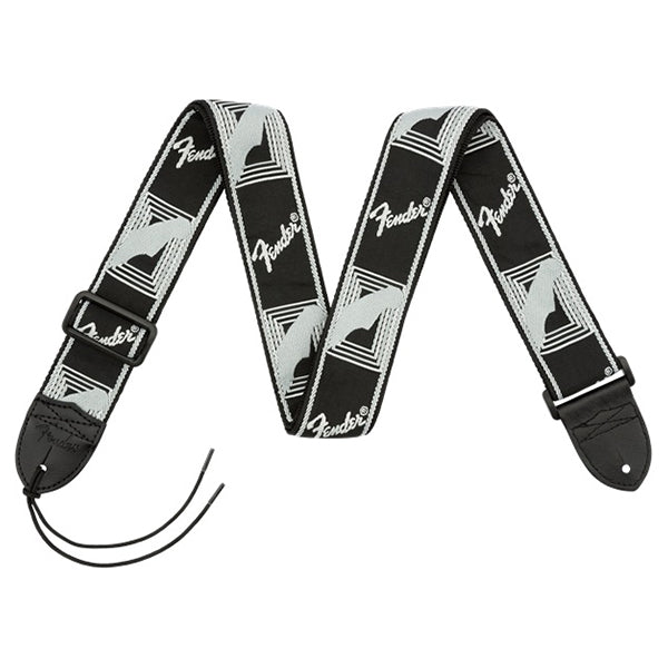 Fender 2" Monogrammed Strap - Black/Light Grey/Dark Grey