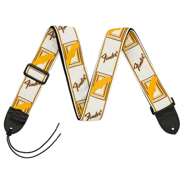 Fender 2" Monogrammed Strap - White/Brown/YellowFender 2" Monogrammed Strap - White/Brown/Yellow