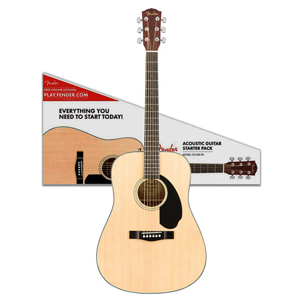 Fender CD60S Dreadnought Guitar Pack 