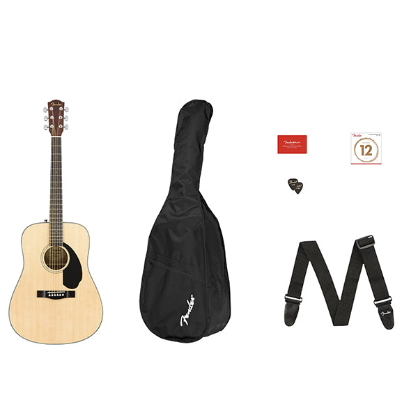 Fender CD60S Dreadnought Guitar Pack 