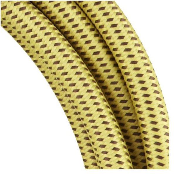 Fender Deluxe Series Instrument Cable 18.6ft - Tweed (Straight - Right-Angle)