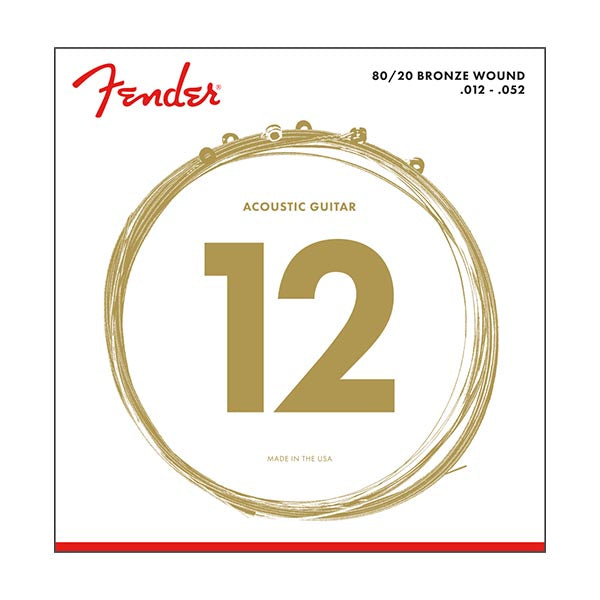 Fender 80/20 Bronze Acoustic Guitar Strings