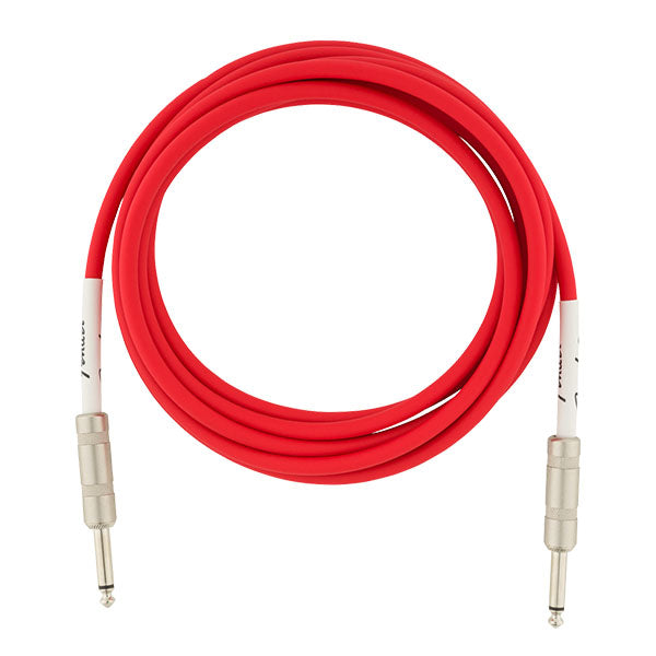 Fender Original Series Instrument Cable 10' - Fiesta Red rolled
