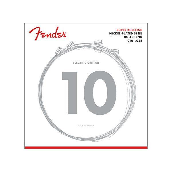 Bullets On String Fender Super Bullet Strings Nickel Plated Steel Bullet End
