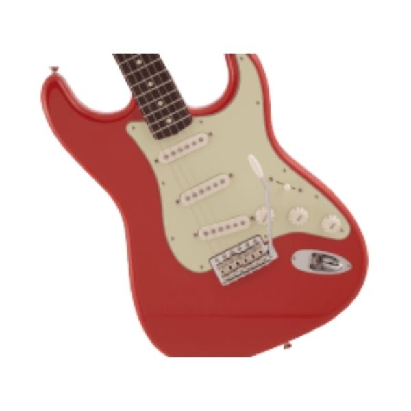 Fender Japan Traditional '60s Stratocaster Fiesta Red (Close Up)