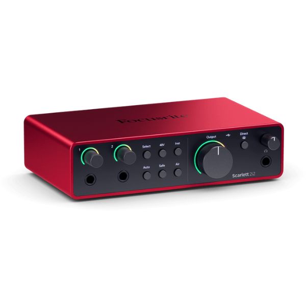 Focusrite Scarlett 2i2 (Gen 4) - Angle 2