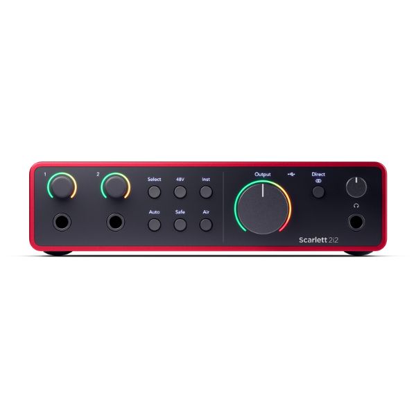 Focusrite Scarlett 2i2 (Gen 4) - Front