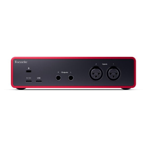 Focusrite Scarlett 2i2 (Gen 4) - Rear