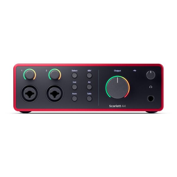 Focusrite Scarlett 4i4 (Gen 4) - Front