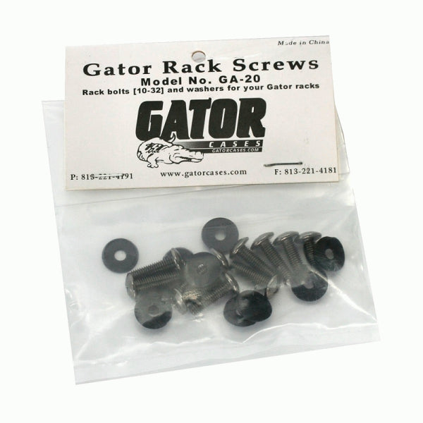 Gator GA-20 Rack Screws (10 Pack)