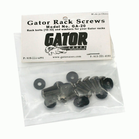 Gator GA-20 Rack Screws (10 Pack)