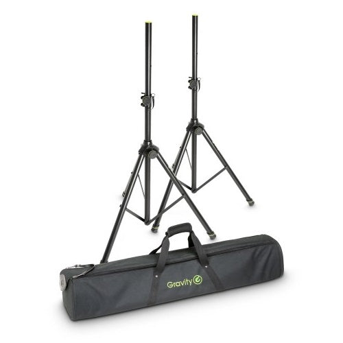 Gravity SS5211BSET1 Speaker Stand Pair w- Carry Bag