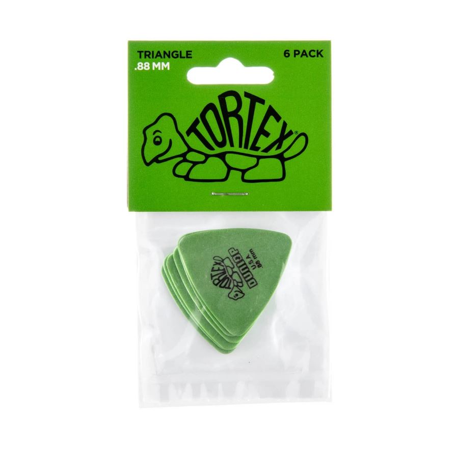 Jim Dunlop Tortex Triangle Picks Players Pack 0.88 (6 Pack)