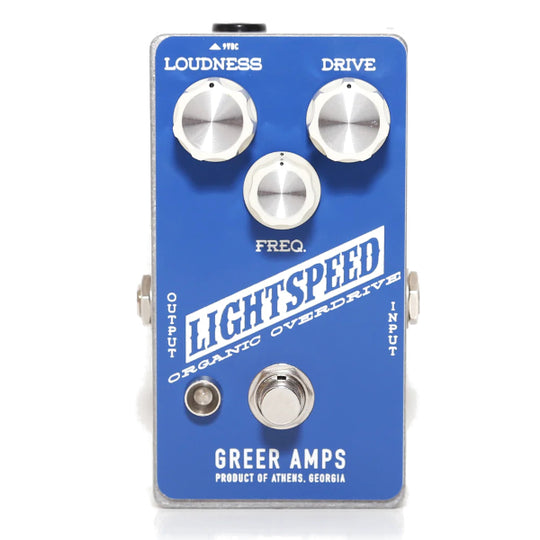 Greer Amps Lightspeed Organic Overdrive - Standard Blue