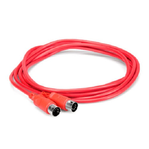 Hosa Midi Cable 10ft - Red
