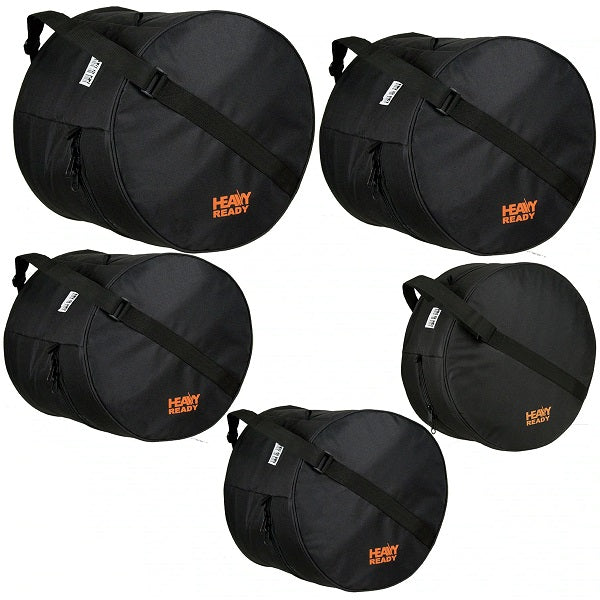 Protec Heavy Ready 5pc Drum Bag Set  - Fusion 2