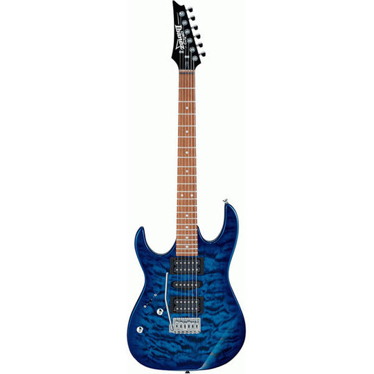 Ibanez GRX70QAL TBB Left Hand - Trans Blue Burst