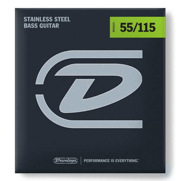 Jim Dunlop DBS55115 Stainless Steel Bass Strings 55-115