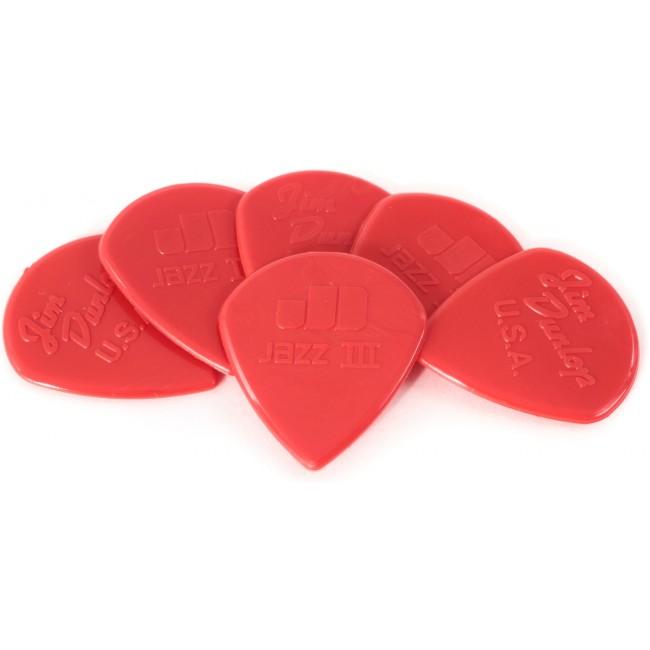 Jim Dunlop Jazz III Red - 6 Pack