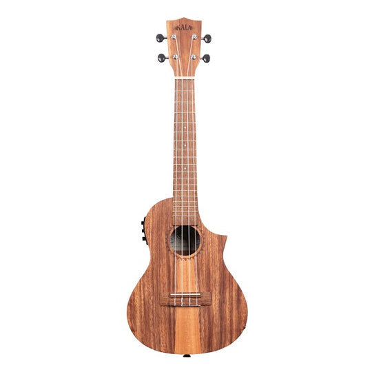 Kala Teak Tri-Top Concert Ukulele w/ Pickup & Cutaway (KA-TK-C-CE)