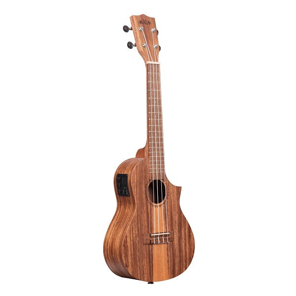 Kala Teak Tri-Top Concert Ukulele w/ Pickup & Cutaway (KA-TK-C-CE)