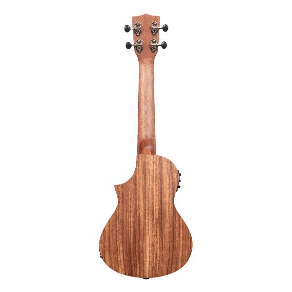 Kala Teak Tri-Top Concert Ukulele w/ Pickup & Cutaway (KA-TK-C-CE)