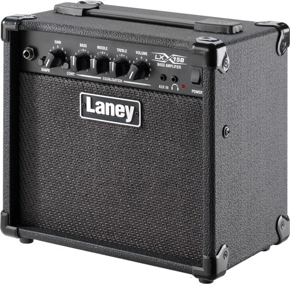 SX 3/4 Bass Guitar Pack with Laney Amp (Black)