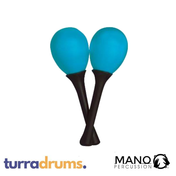 Mano Percussion Egg Shaped Maracas - Blue