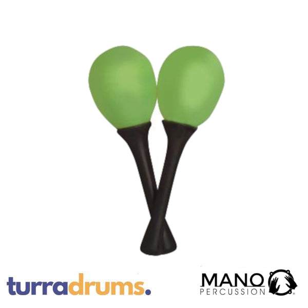 Mano Percussion Egg Shaped Maracas - Green