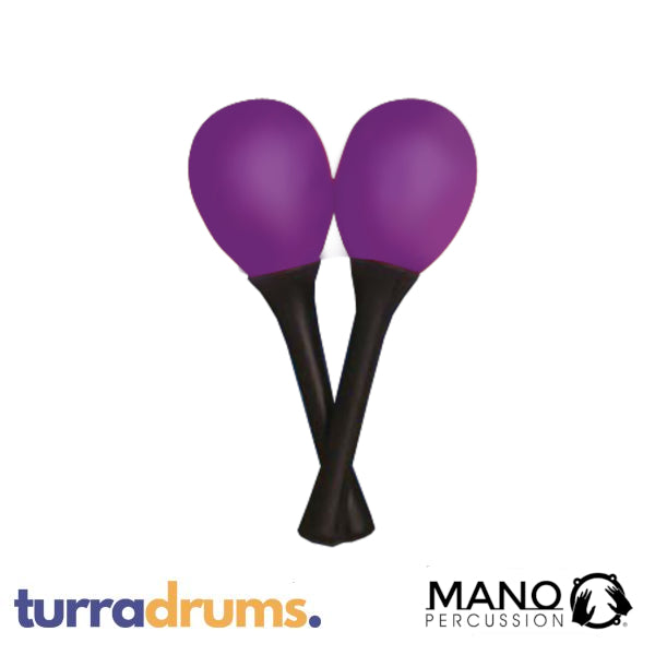 Mano Percussion Egg Shaped Maracas - Purple